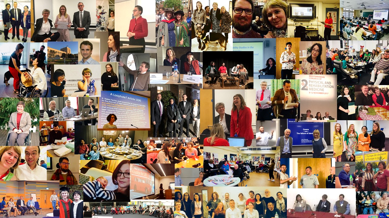 Collage of photos from the Centre for Disability Studies