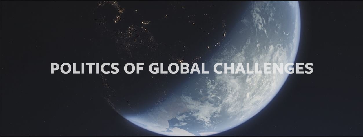 Image of the globe - the politics of global challenges