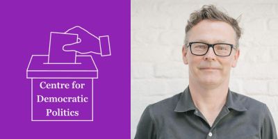 CDP logo and photo of Dr Andy Mycock