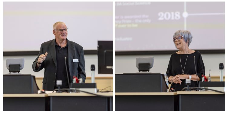 Picture of Ms Suzanne Hallam & Professor Peter Dwyer