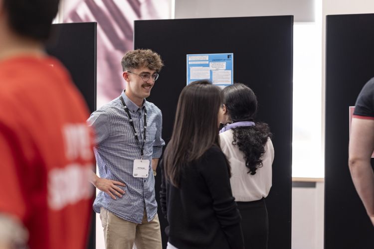 Picture from the Postgraduate Taught Student poster presentation