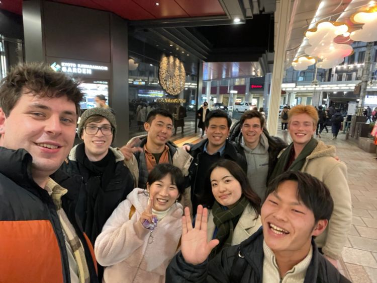 Students from Doshisha University Japan