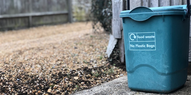 UK food waste bin