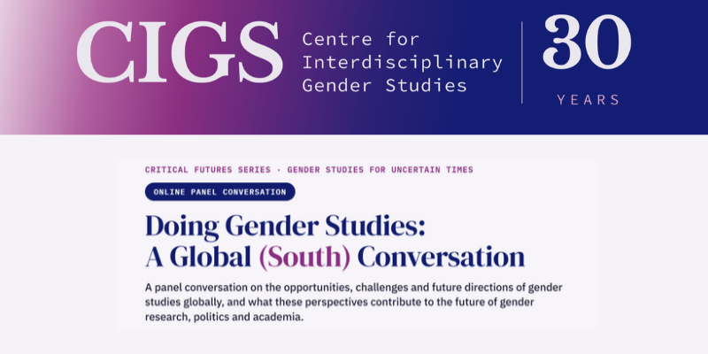 Doing Gender Studies: A Global (South) Conversation