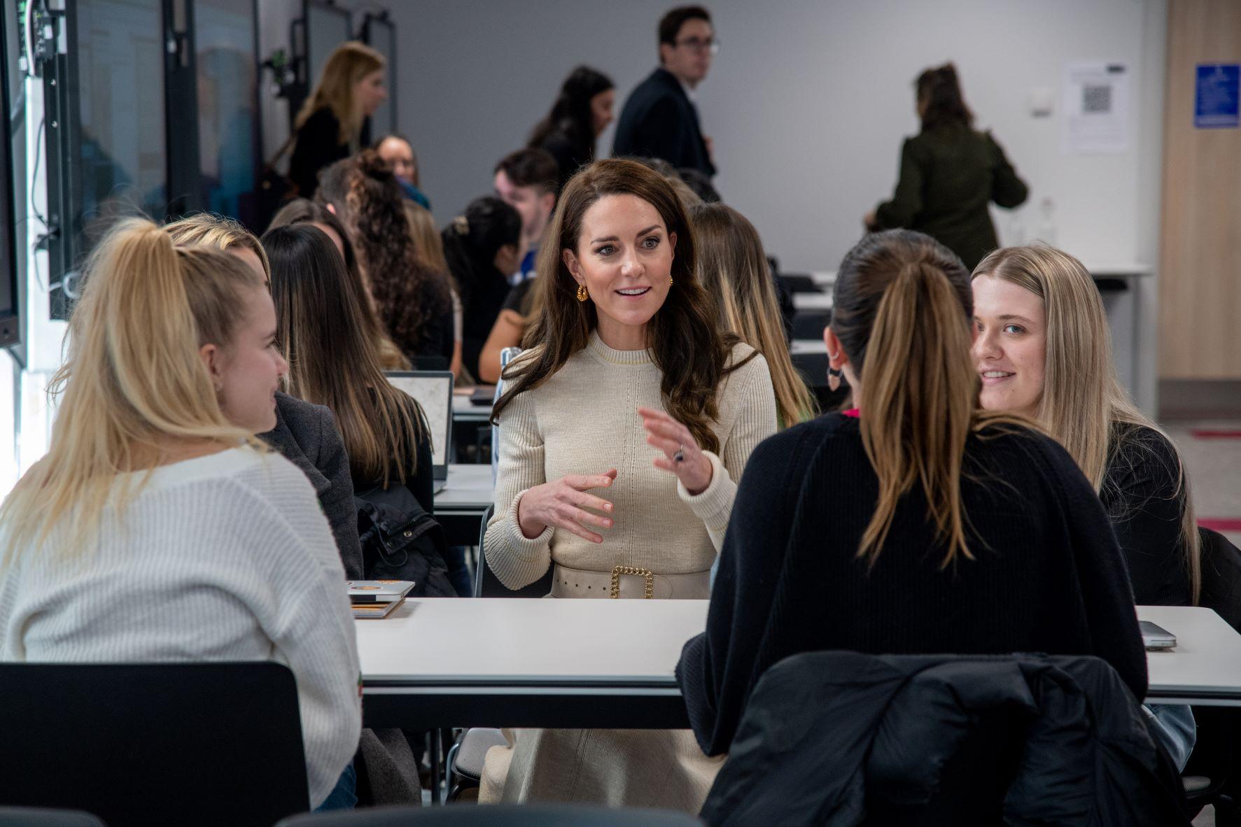 The Princess of Wales attends teaching session at School of Education