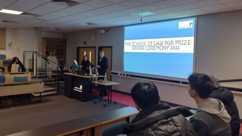 The School of Law holds third annual “Postgraduate Researcher Prize Giving” 