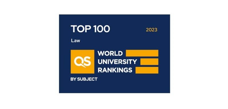 School of Law retains its top 100 position in world subject rankings