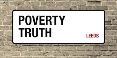 Poverty Truth street sign