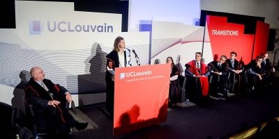 Professor Anna Lawson receives an honorary doctorate from the University of Louvain-la Neuve.
