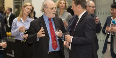 Clive Walker at the celebration of the CCJS' 30th anniversary