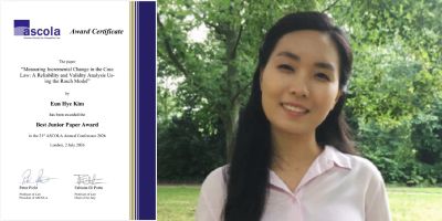 Dr Eun Hye Kim wins the Academic Society of Competition Law (ASCOLA) Best Junior Paper Award 2026