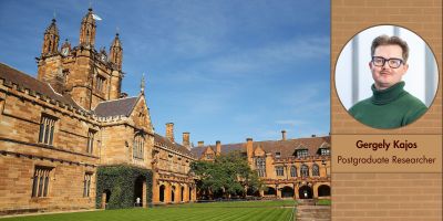 New mobility grant secured by PhD student Gergely Kajos: Upcoming visiting scholarship in Australia