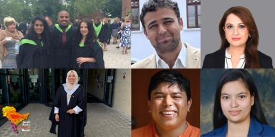 A collage featuring six alumni from the School of Law for South Asian Heritage Month