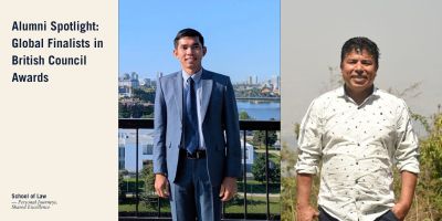 School of Law Alumni named global finalists in prestigious British Council Awards