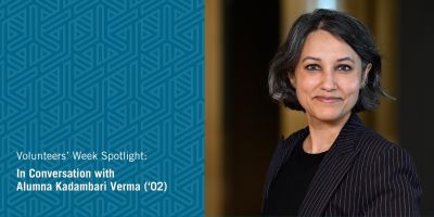 Celebrating Volunteers’ Week: Alumna Kadambari Verma shares career insights