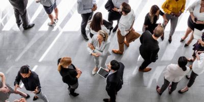 conference crowd