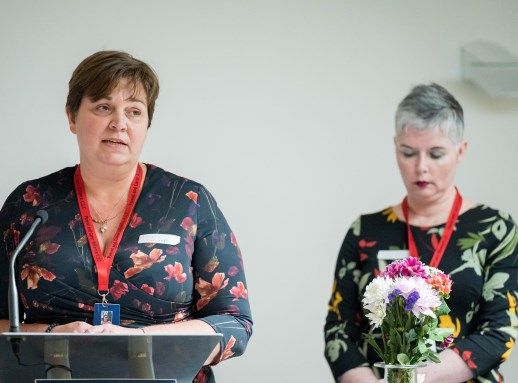 Louise Arnold and Lucy Fullard from The Parent and Carer Alliance present at the Cerebra Conference 2022