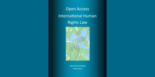 Blue background with a photo of the front of the book in the centre.
