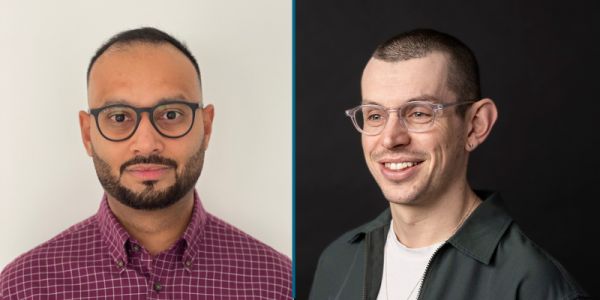 Picture of Dr Malik to the left, and Photo of Dr Tidmarsh to the right