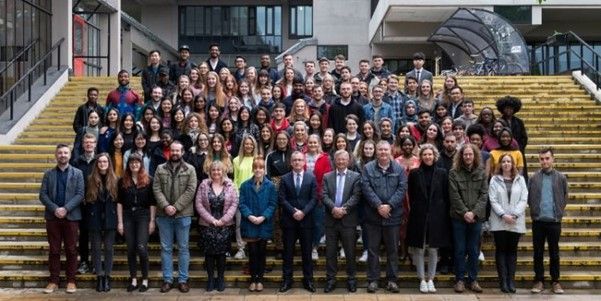 School of Law undergraduates and staff, 2019