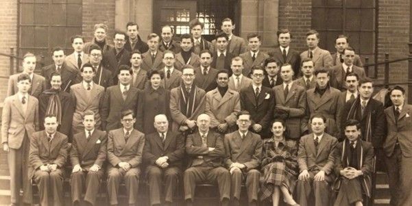 Staff and students at the School of Law, 1949-50.