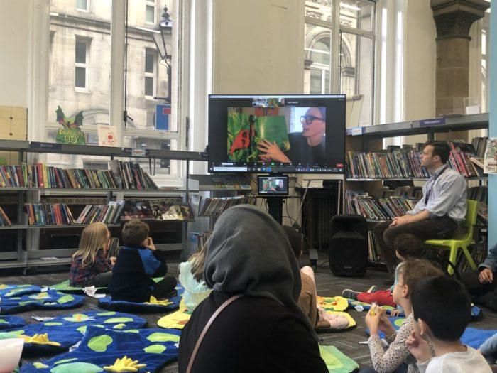 Photograph of Reception Reading Stars mini-festival event.