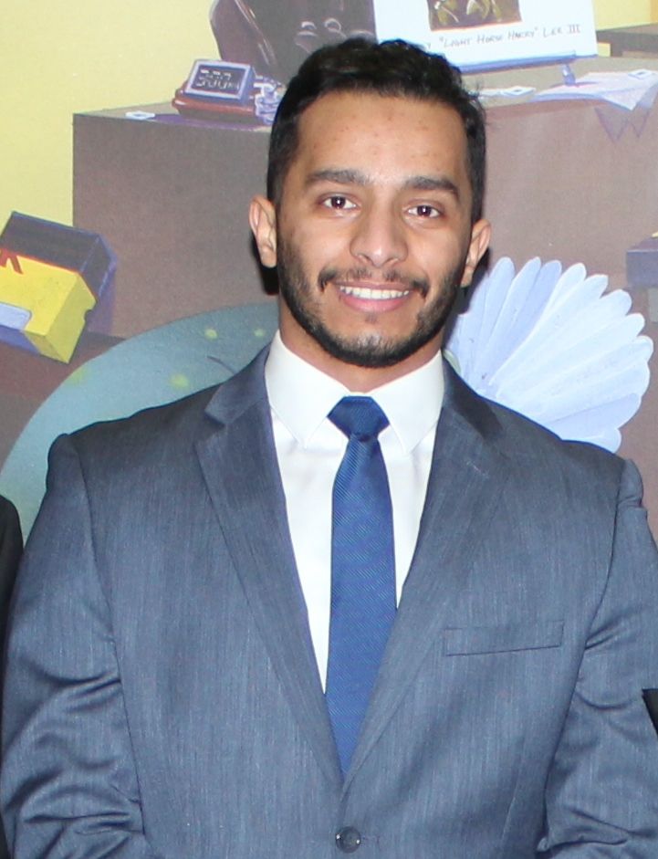 Portrait of smiling Saad Alahmad