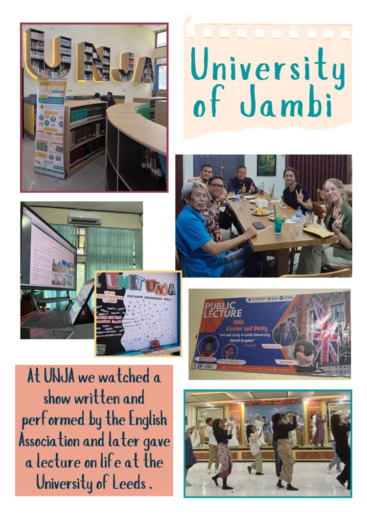 A collection of images from the trip to Jambi.