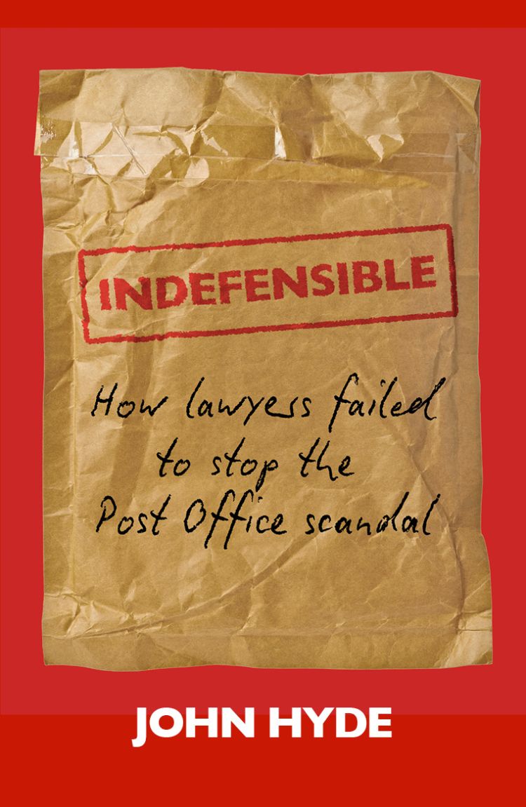 Crumpled brown paper. Written on top: 'How lawyers failed to stop the Post Office scandal.