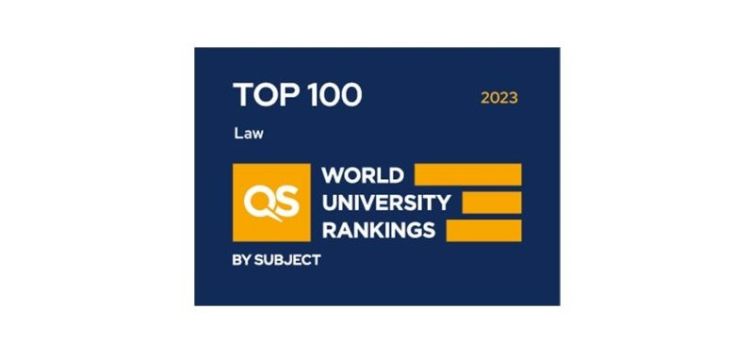 School of Law retains its top 100 position in world subject rankings