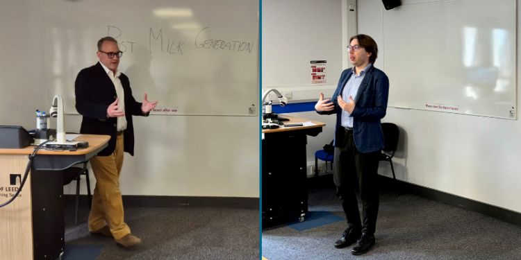 Photo of both of the co-ordinators of the event –  Dr Andrea Zappalaglio and Dr Igor Szpotakowski