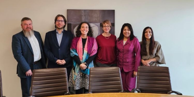 Dr Nick Cartwright, Director of Student Education; Dr Igor Szpotakowski, Malaysian Link Tutor; Dr Ilaria Zavoli, Co-Director International; Professor Louise Ellison, Head of School; Dr Ambikai S Thuraisingam; Dr Nazia Yaqub, Malaysian Link Tutor.