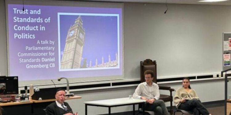 Centre for Democratic Politics event with the Parliamentary Commissioner for Standards, Daniel Greenberg CB