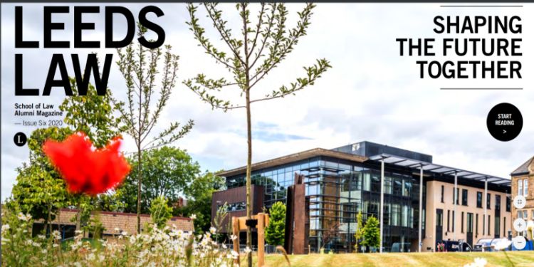 The School of Law's Alumni Magazine 'Leeds Law' published as interactive PDF