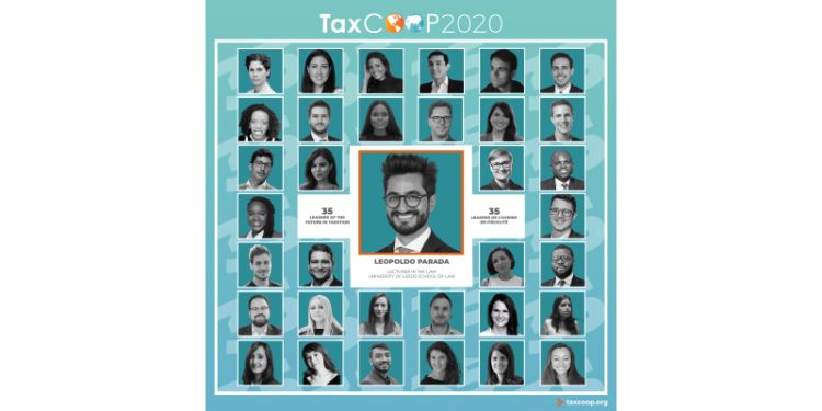 Dr Leopoldo Parada recognised as one of TaxCOOP’s 35 Leaders of the Future 2020