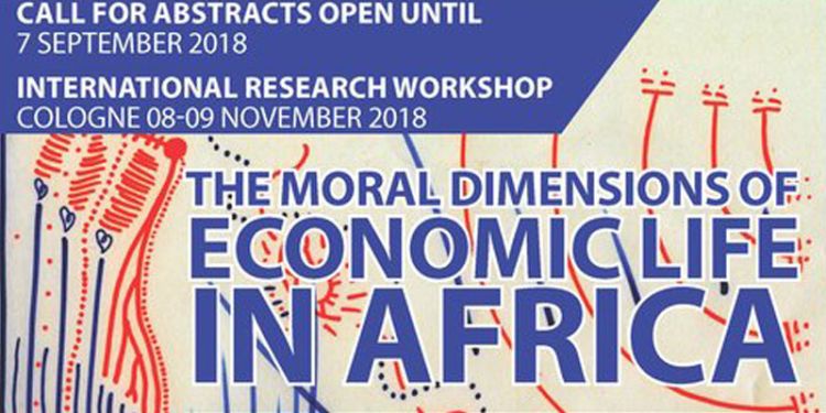 Fully funded places available for upcoming workshop "The Moral Dimensions of Economic Life in Africa".