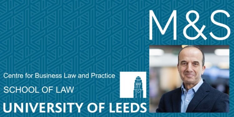 Profile picture of Nick Folland with M and S logo and University of Leeds logo