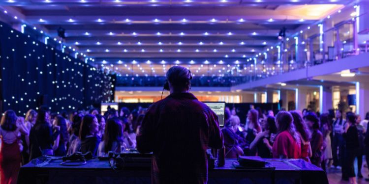 SSP students and staff celebrate at the Winter Ball 