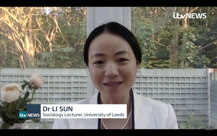 Dr Li Sun interviewed by ITV news on China’s three-child policy