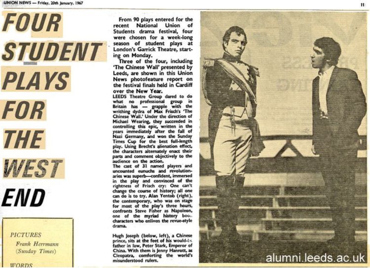 Clip of newspaper.