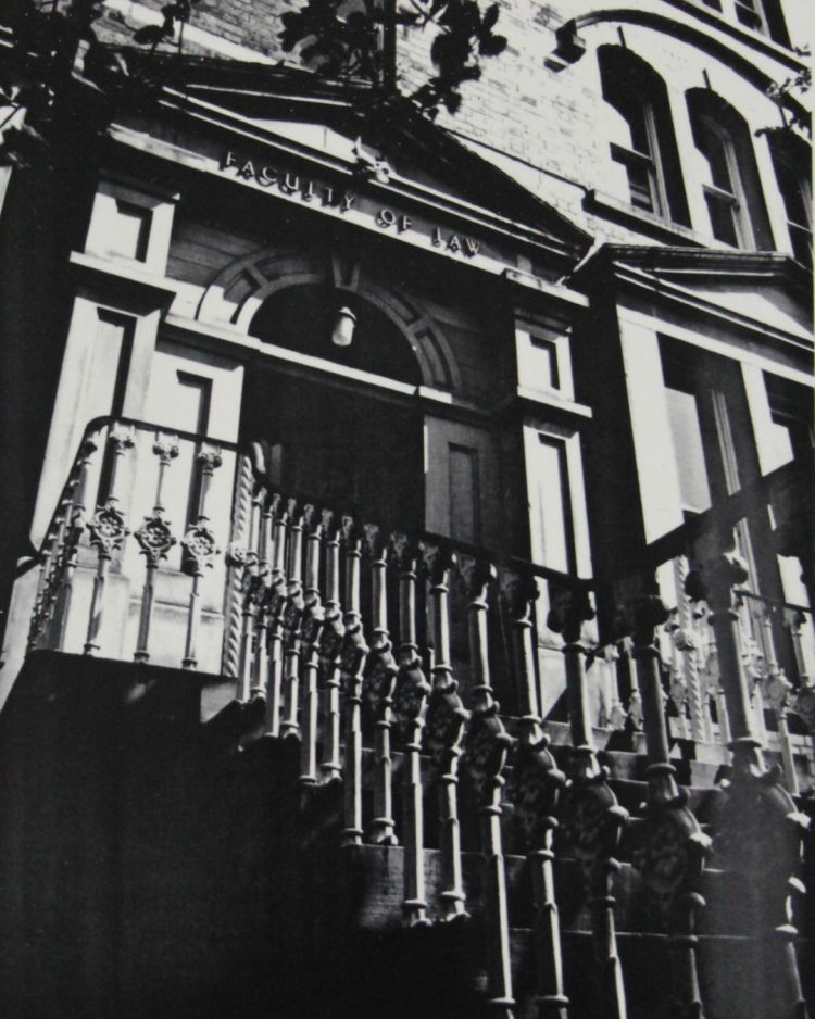 Lyddon Terrace, the former home of the School of Law.