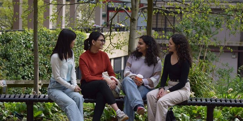 Group of students chatting