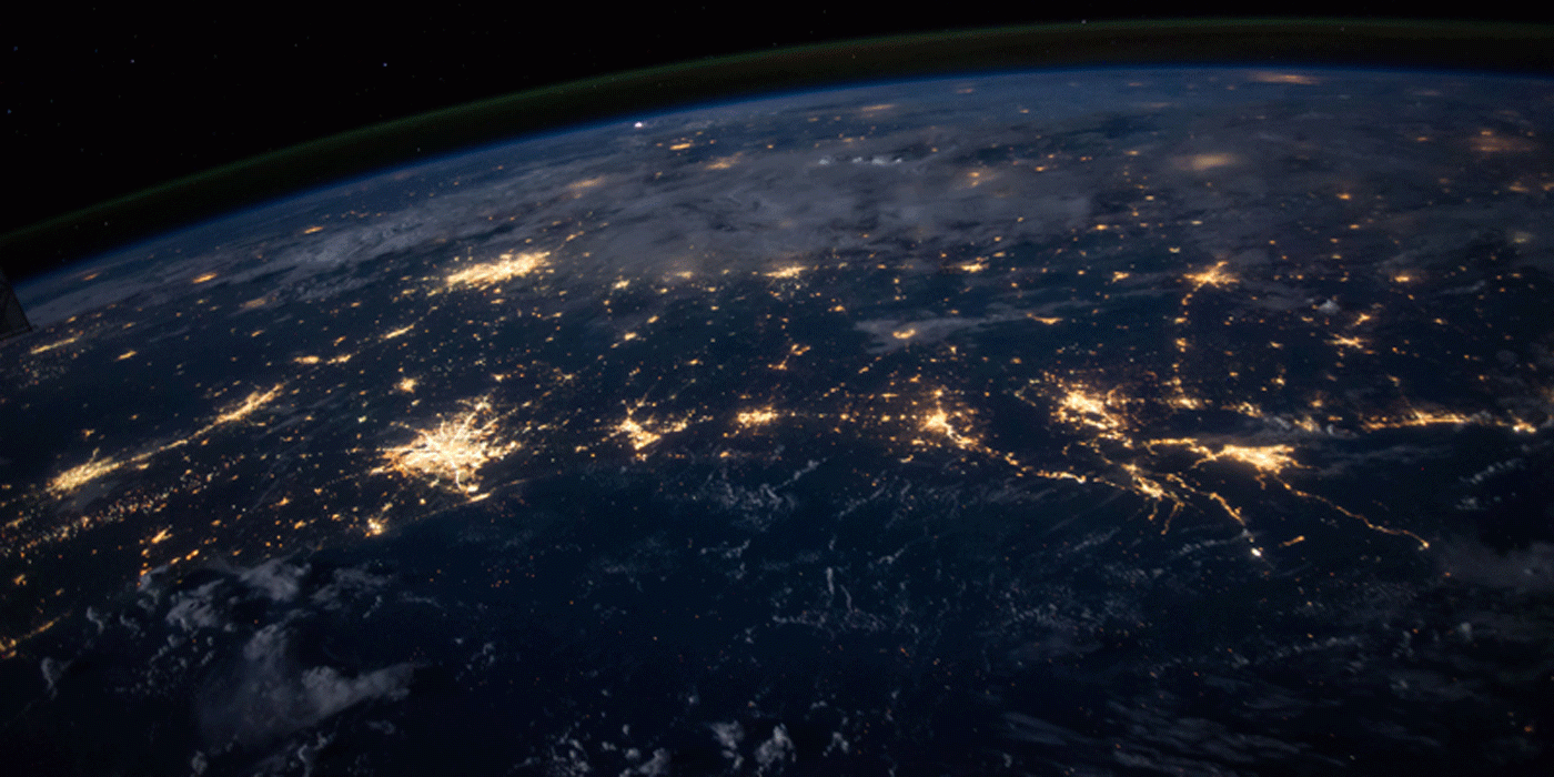 world from space