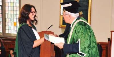 Elizabeth Kelly graduating